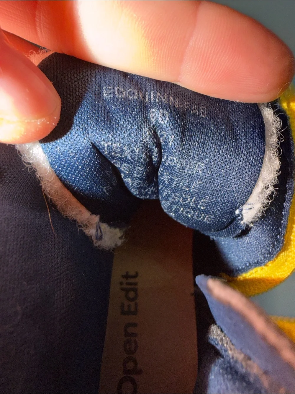Children's Navy and Red Boots with Yellow Accents